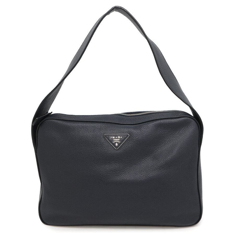 PRADA One Shoulder Bag Navy1BC023 Leather | Studio Nafay