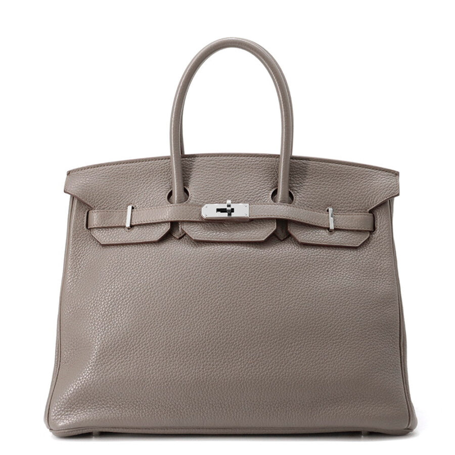HERMES Birkin Etain Taurillon Clemence Size 35 | Studio Nafay