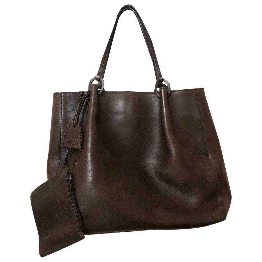 Gucci brown leather handbag | Studio Nafay