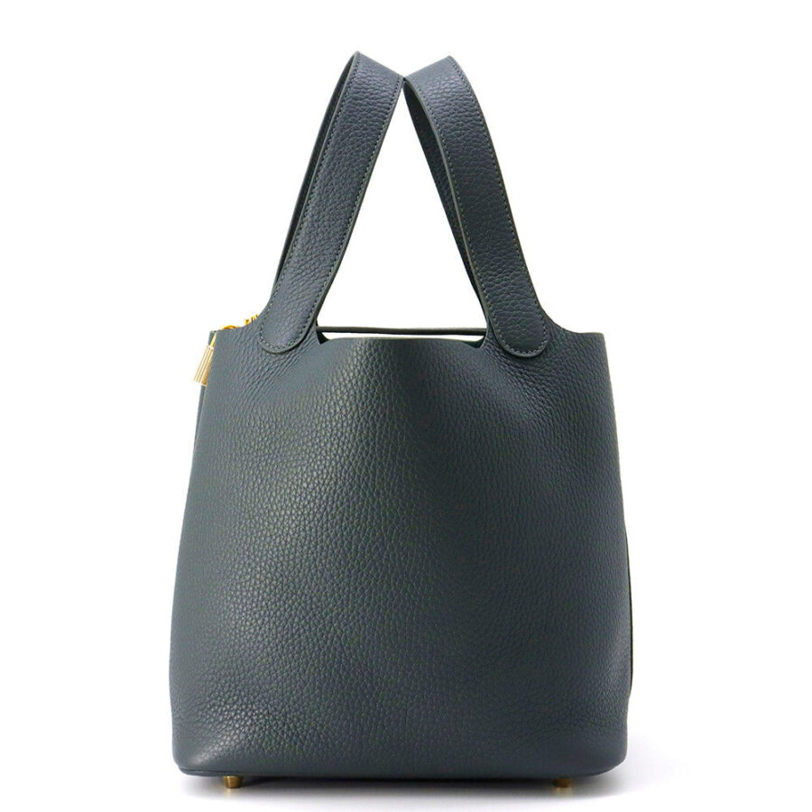 HERMES Picotin Lock Vert Mangrove Taurillon Clemence Size MM | Studio Nafay