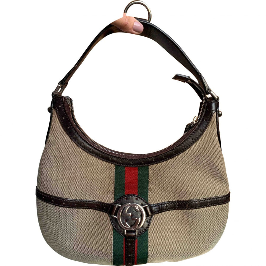 Gucci beige cloth handbag | Studio Nafay