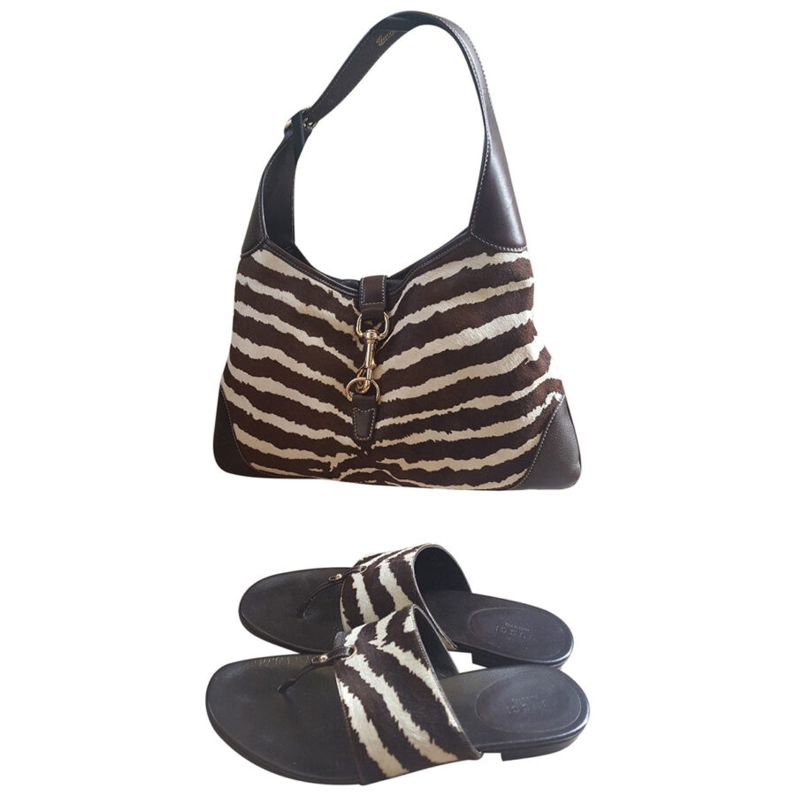 Gucci brown pony-style calfskin handbag | Studio Nafay