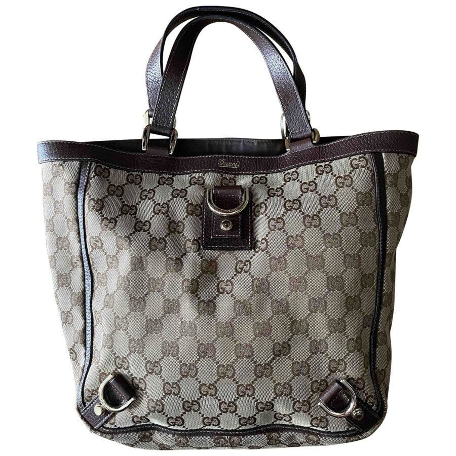 Gucci brown cloth handbag | Studio Nafay