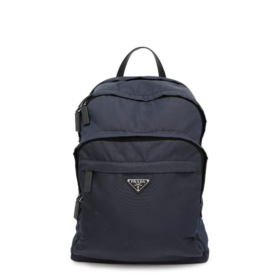 PRADA Re-Nylon xSaffiano Leather Backpack Navy2VZ048 Nylon | Studio Nafay