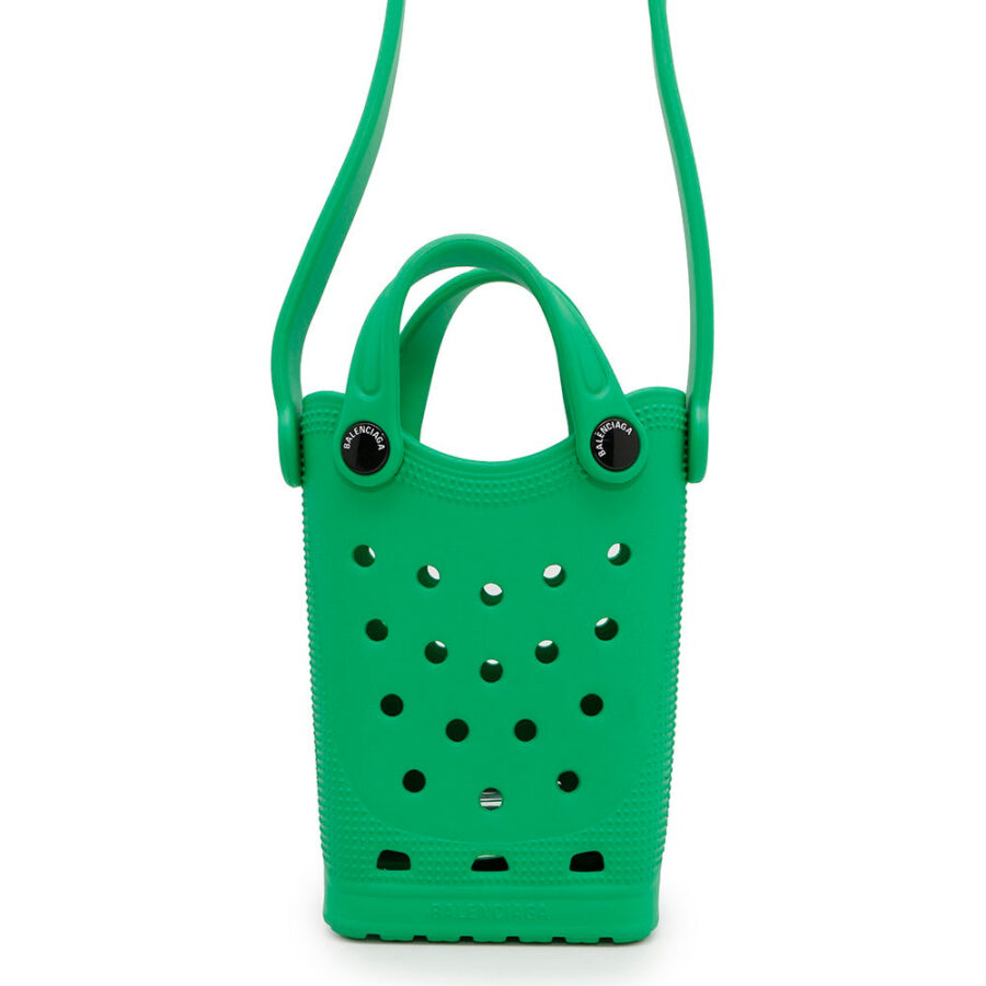 BALENCIAGA Crocs Phone Holder Green702264 Rubber | Studio Nafay