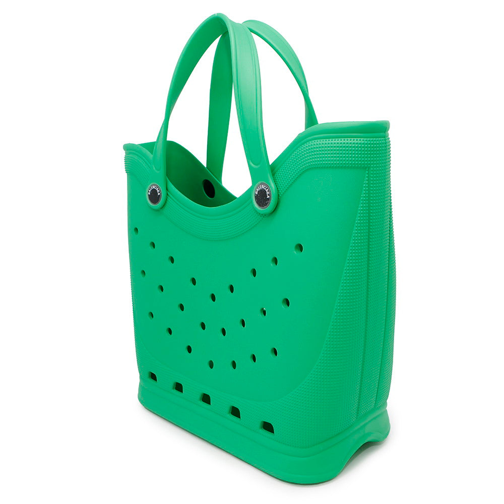 BALENCIAGA Crocs Tote Bag Green702266 Rubber - Product Image 2