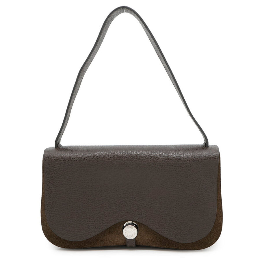 HERMES Colorado Havane Leather Toilet Officer, Liège Size PM | Studio Nafay