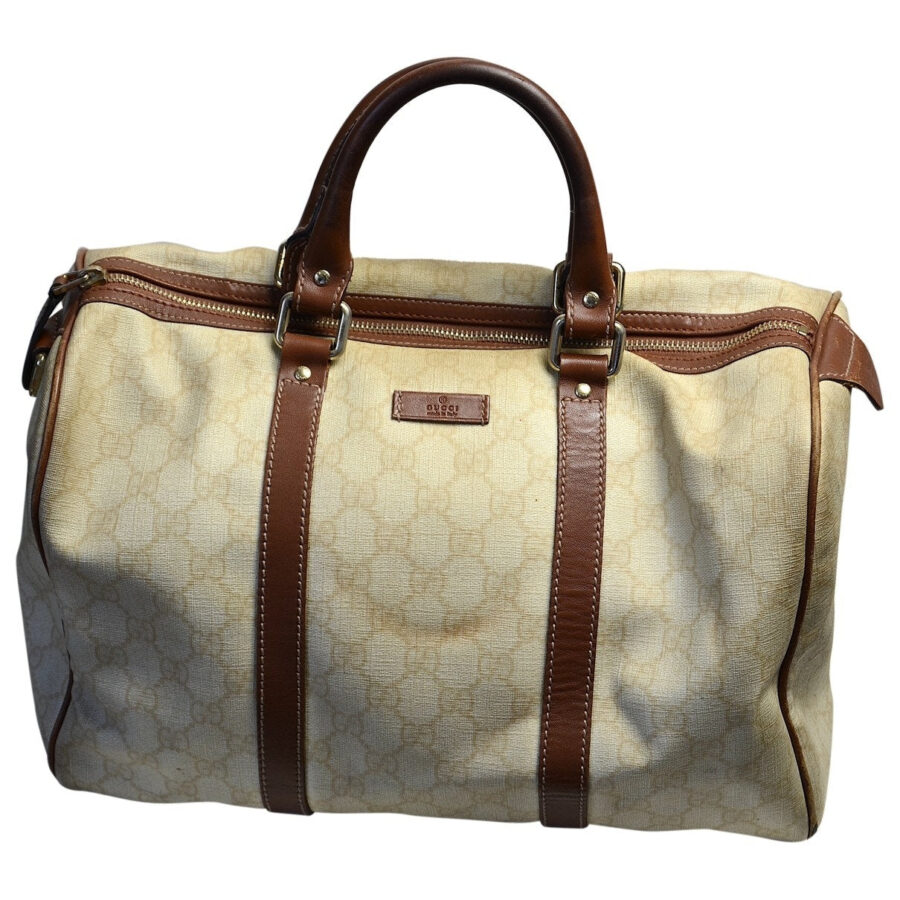 Gucci boston beige cloth handbag | Studio Nafay