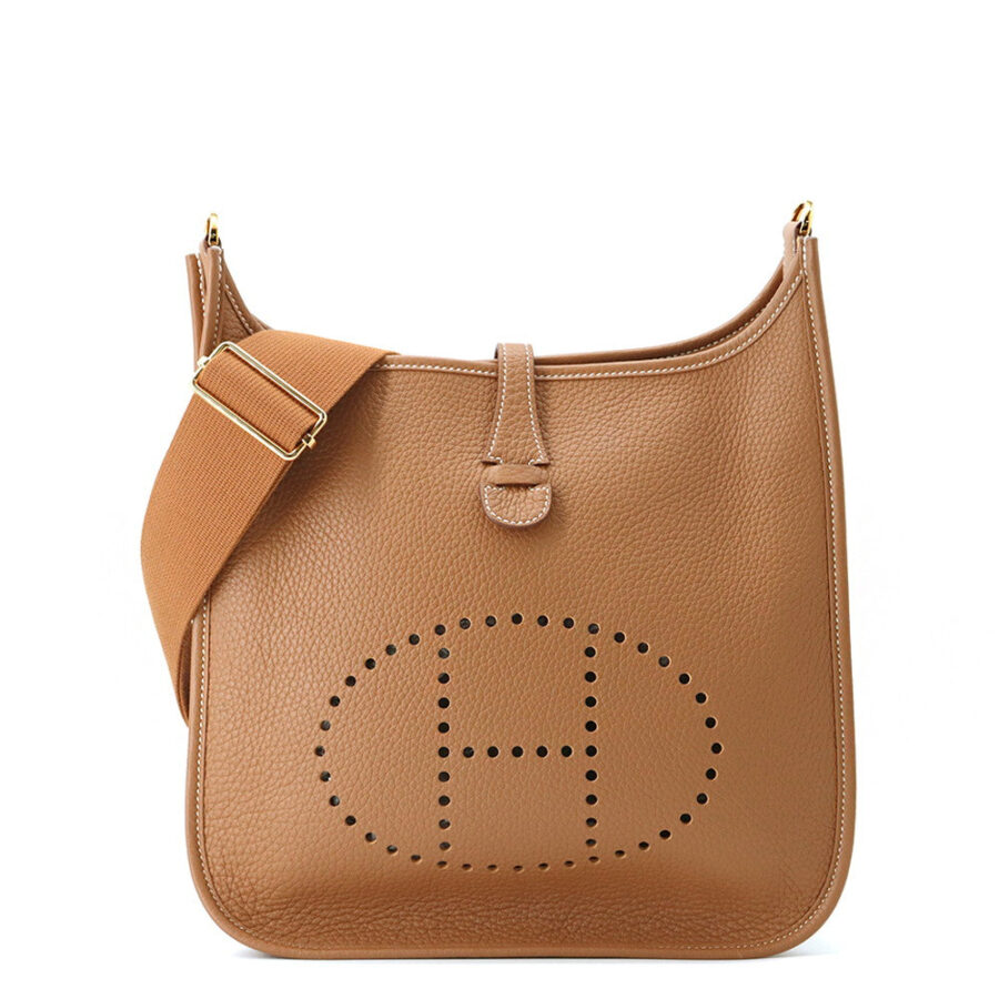 HERMES Evelyne3 Gold Taurillon Clemence Size PM | Studio Nafay