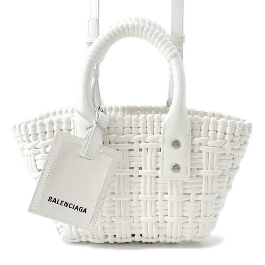 BALENCIAGA bistro White678028 Patent Leather Size XXS | Studio Nafay
