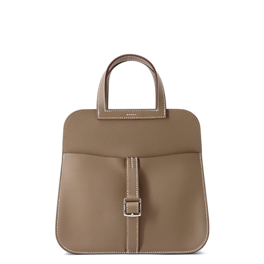 HERMES Halzan Etoupe Swift Leather Size Mini | Studio Nafay