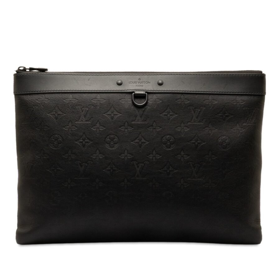 LOUIS VUITTON Shadow Pochette Clutch Bag | Studio Nafay