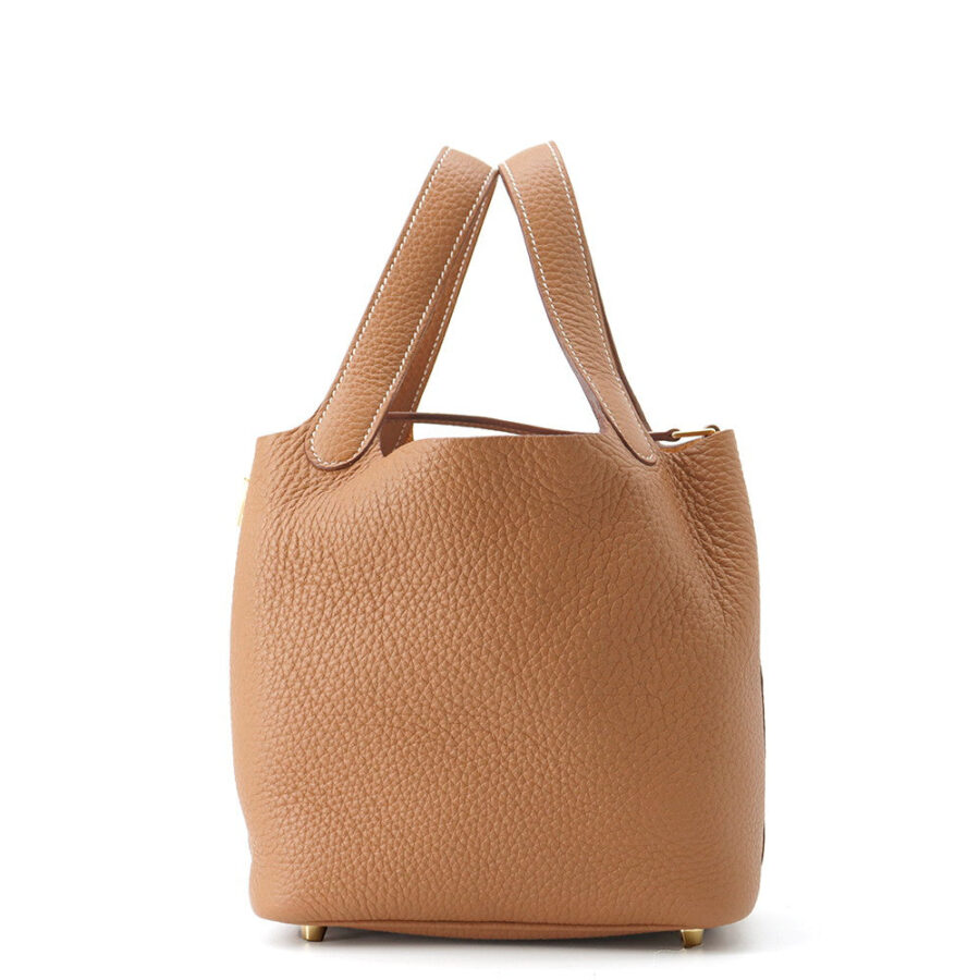 HERMES Picotin Lock Gold Taurillon Clemence Size PM | Studio Nafay