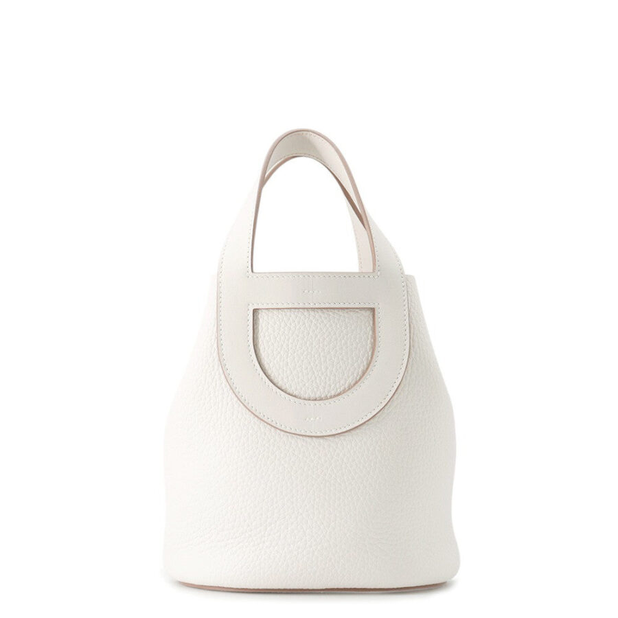 HERMES In the loop Grease pail Taurillon Clemence Swift Leather Size PM | Studio Nafay