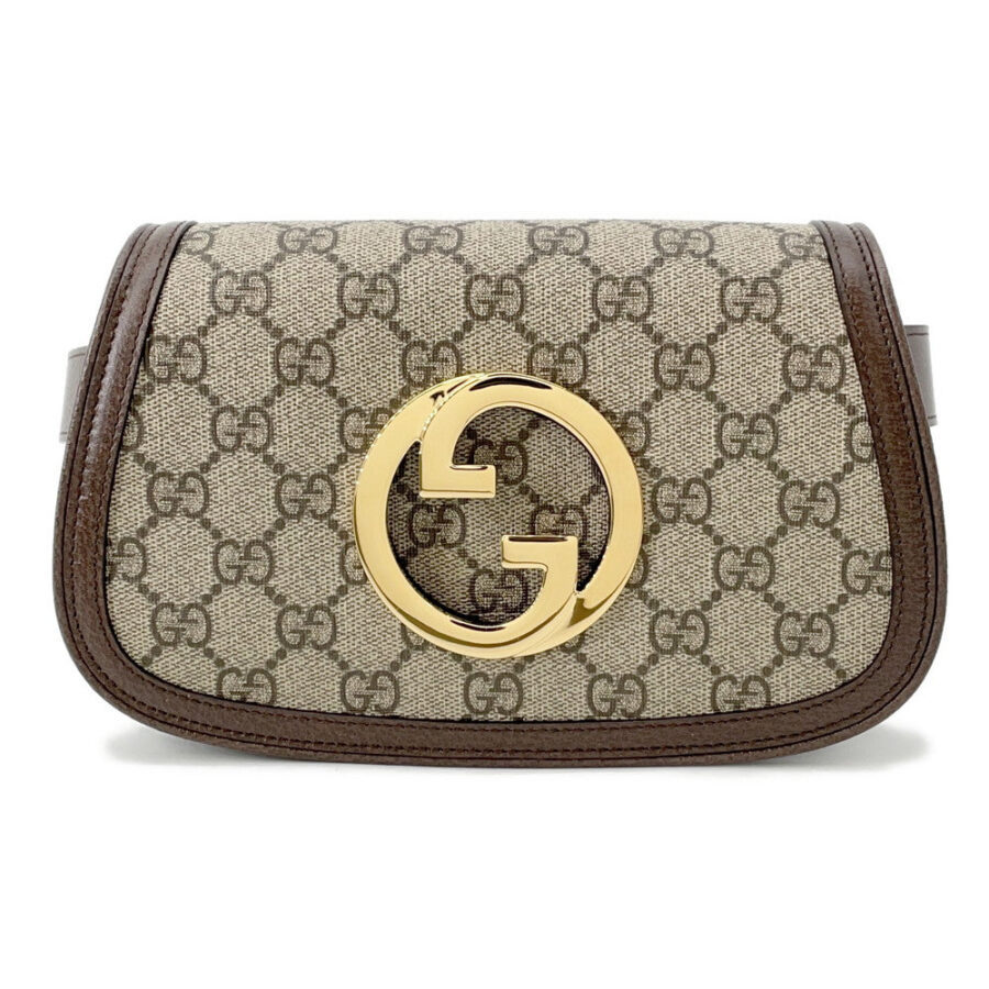 GUCCI ?Blondie belt bag Beige/Brown703807 PVC Leather | Studio Nafay