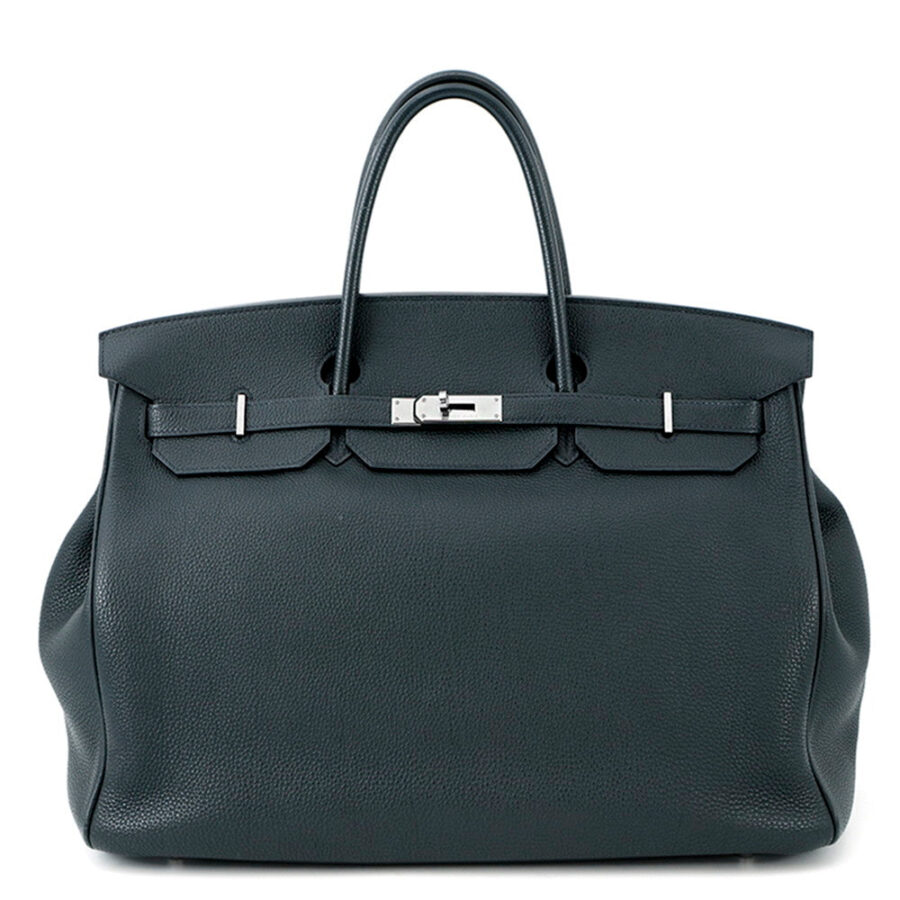 HERMES Birkin Verso Vert Rousseau/Colbert Togo Leather Size 40 | Studio Nafay