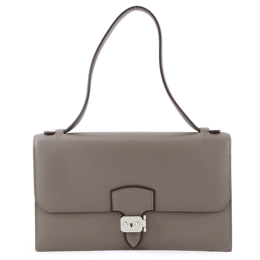 HERMES Sac A Depeches Shoulder Etain Epsom | Studio Nafay