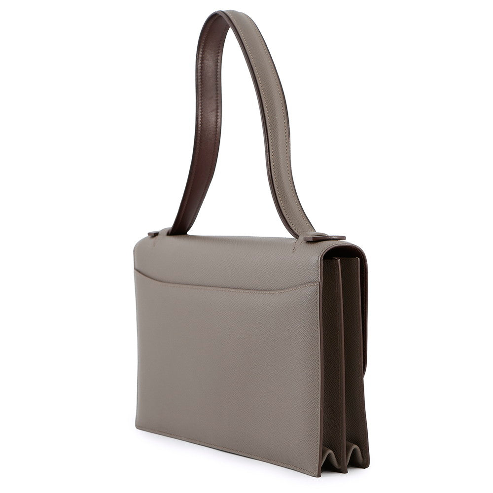 HERMES Sac A Depeches Shoulder Etain Epsom - Product Image 2