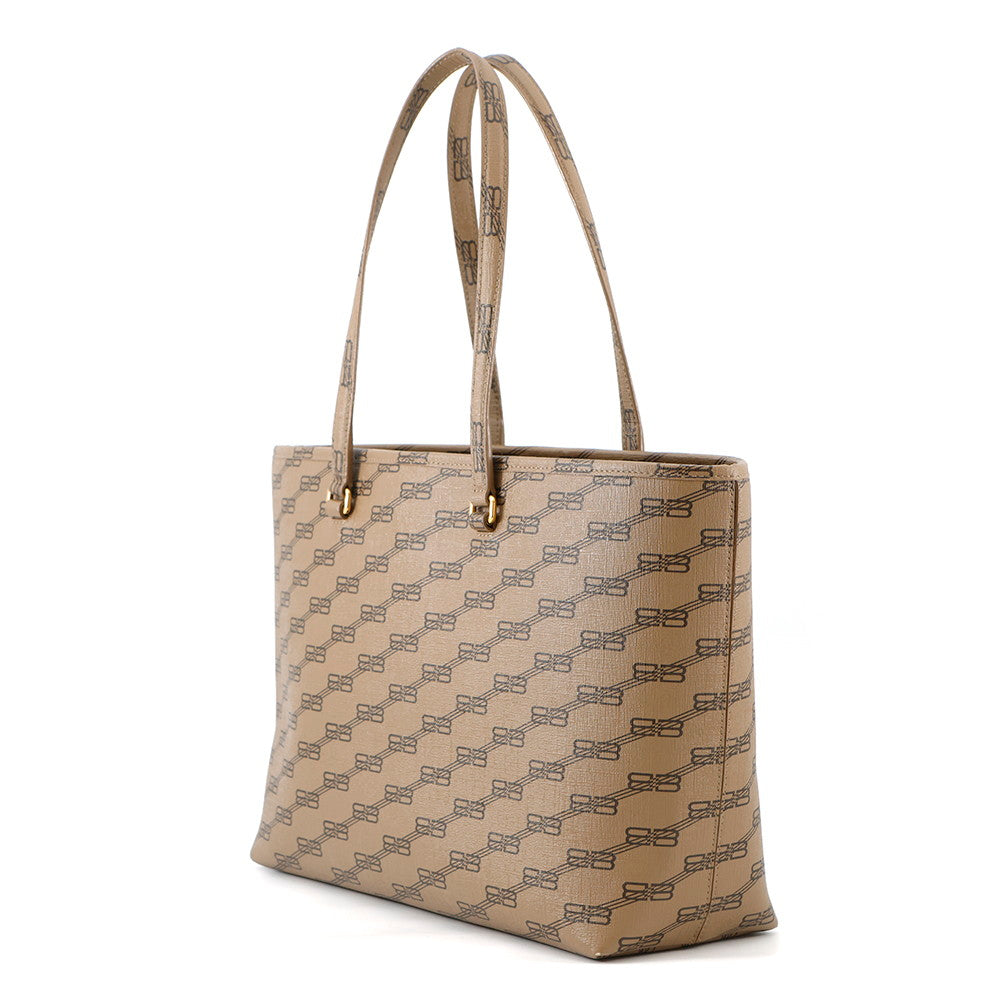 BALENCIAGA BBMonogram Signature Shopper Bag Brown702698 PVC - Product Image 2