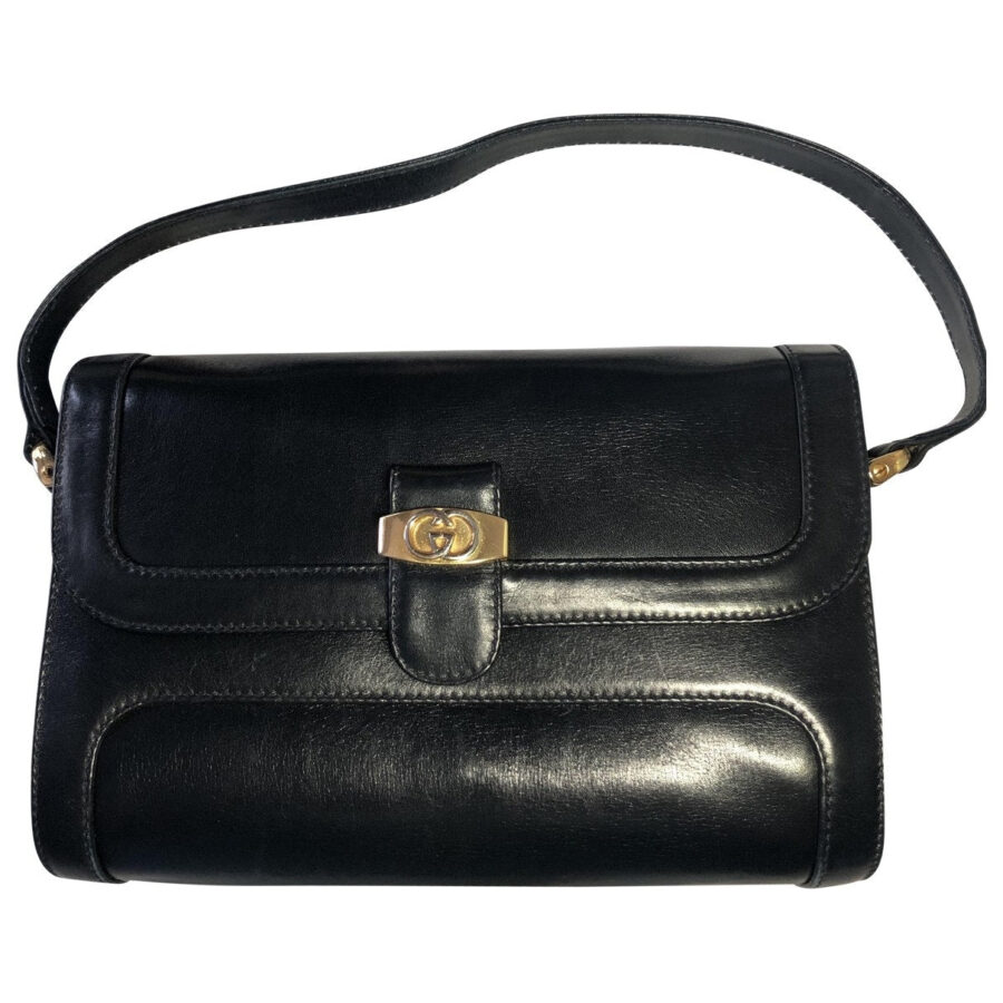 Gucci black leather handbag | Studio Nafay