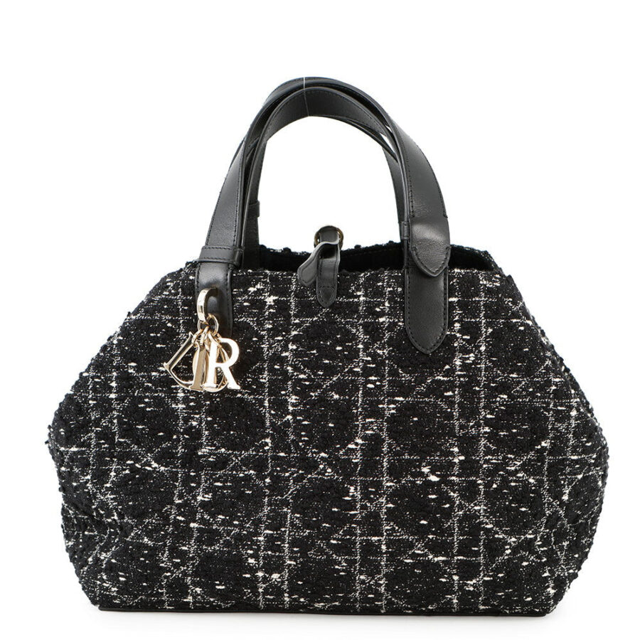 Dior To Jules Bag Black/WhiteM2821OTKV Tweed Calf Leather Size Medium | Studio Nafay