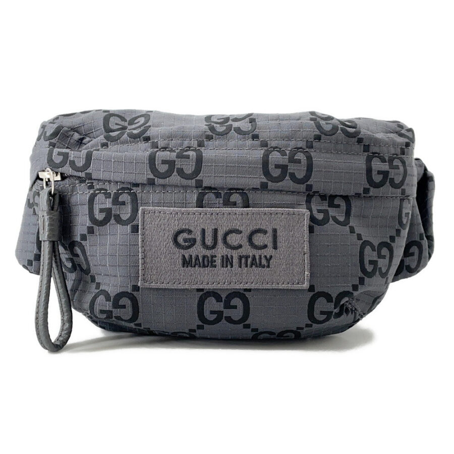 GUCCI ?GG Nylon belt bag Gray767934 Eco Nylon | Studio Nafay