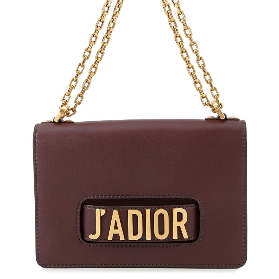 Dior J'ADIOR ChainShoulder Bordeaux Leather | Studio Nafay