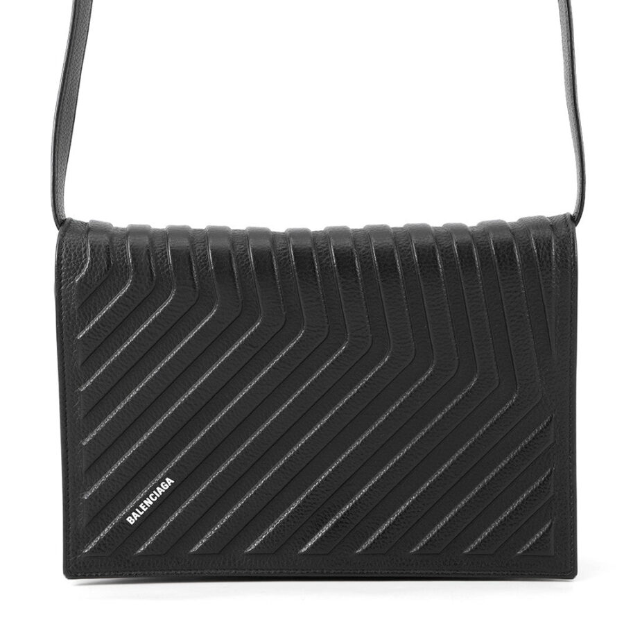 BALENCIAGA Calf Wrap Shoulder Bag Black679465 Leather | Studio Nafay