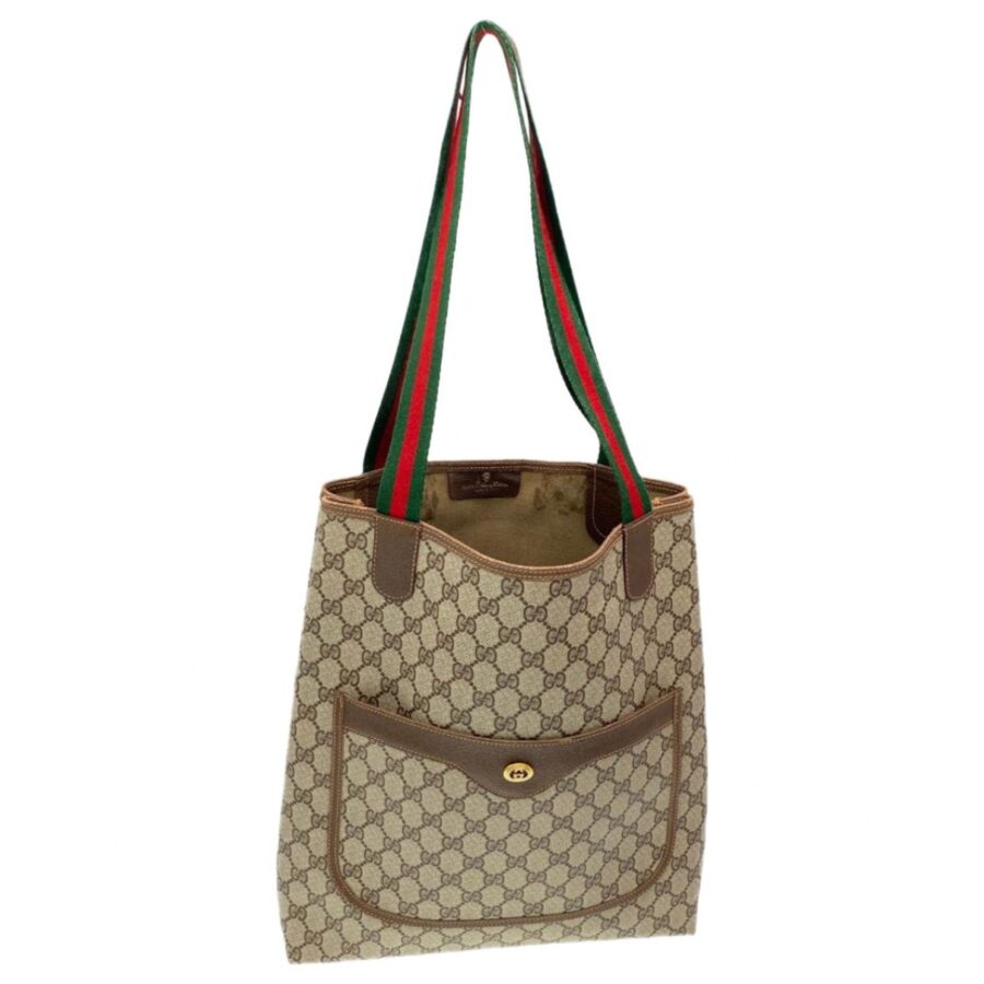 Gucci brown cloth handbag | Studio Nafay