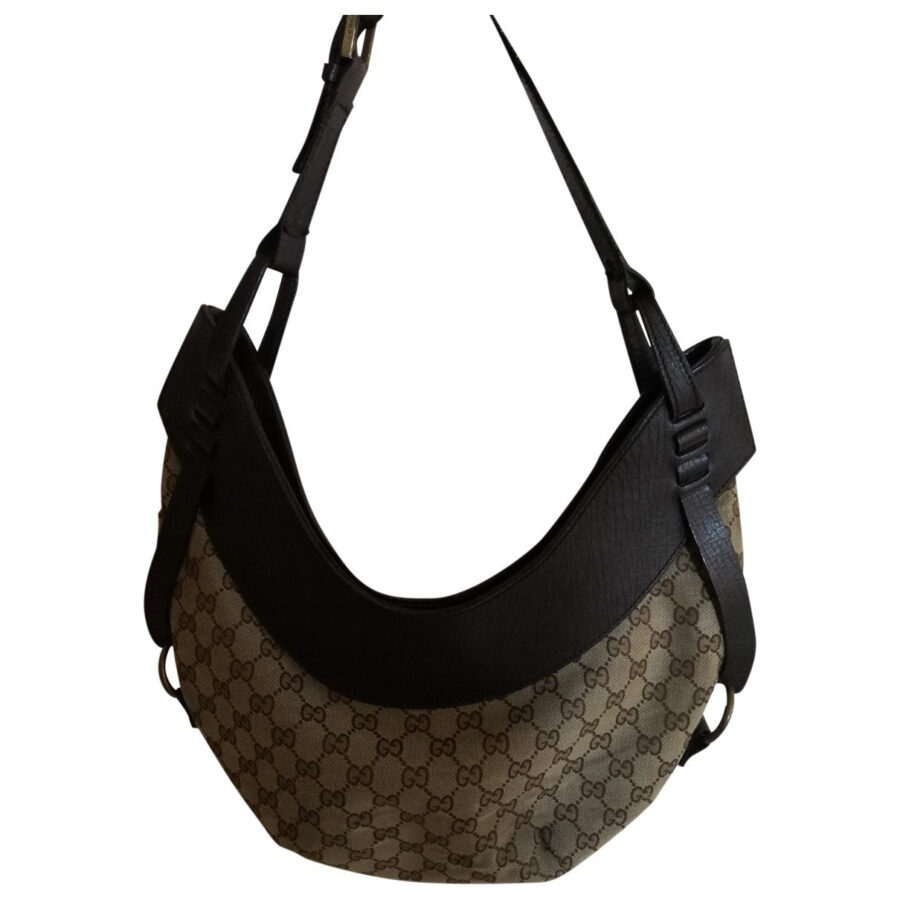 Gucci brown cloth handbag | Studio Nafay