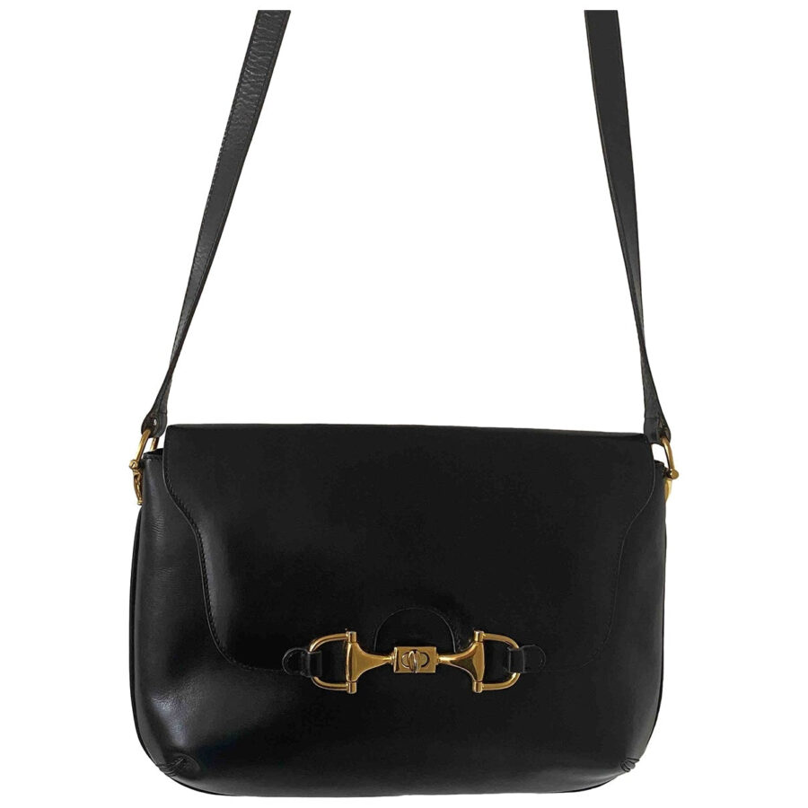 Gucci black leather handbag | Studio Nafay