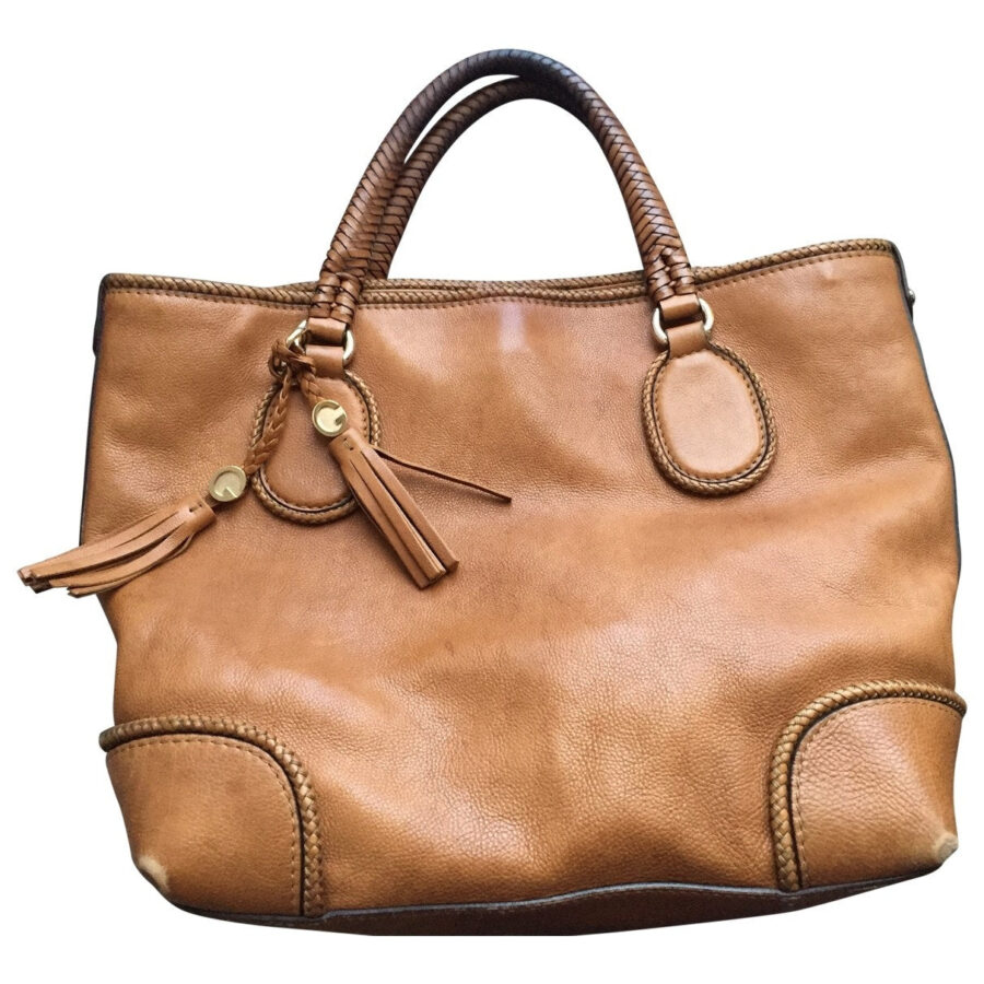 Gucci camel leather handbag | Studio Nafay