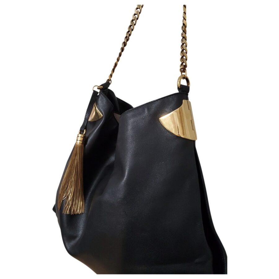 Gucci black leather handbag | Studio Nafay