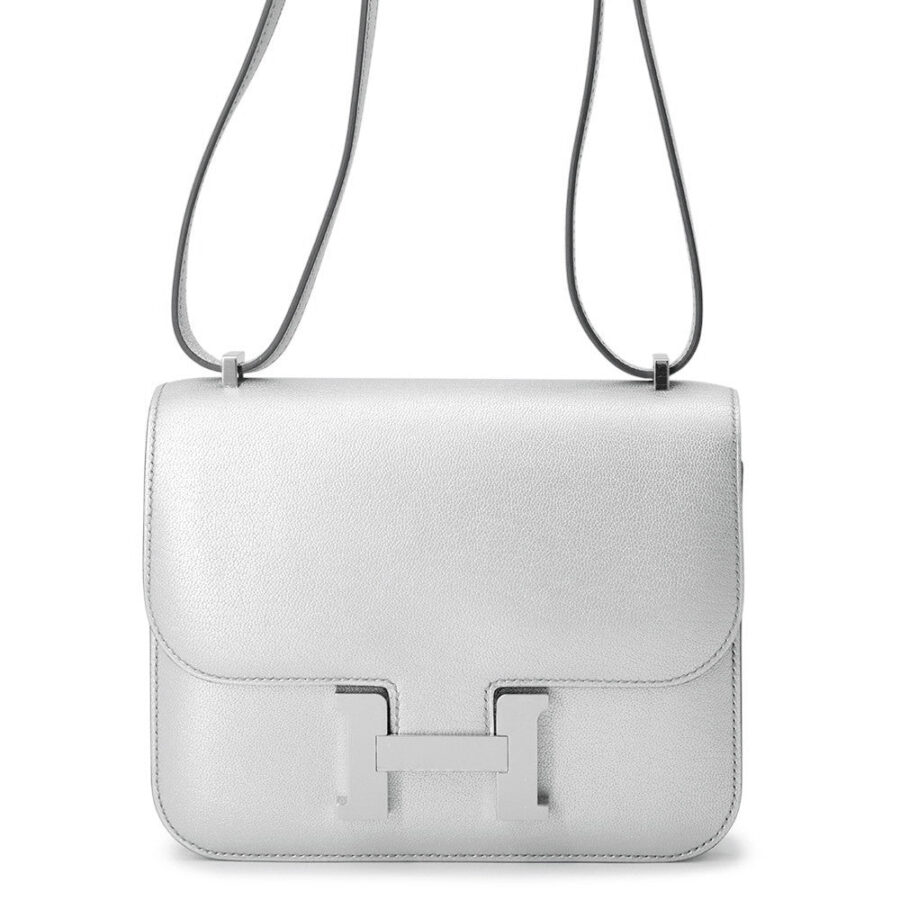 HERMES Constance3 Miroir Argent Chevre Shamqila Size Mini | Studio Nafay