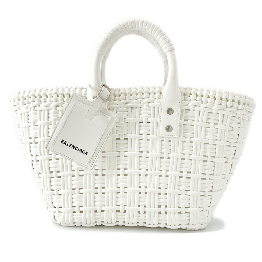 BALENCIAGA bistro White671342 Enamel Size XS | Studio Nafay