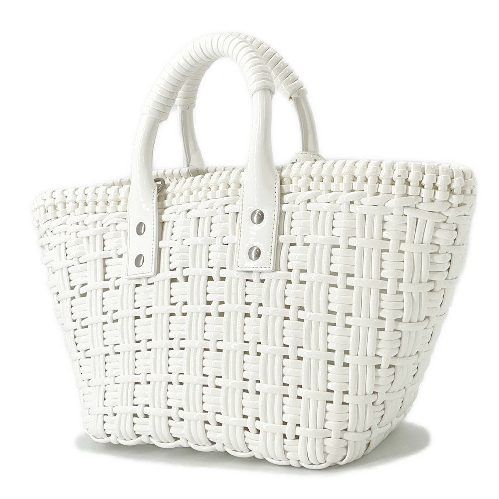 BALENCIAGA bistro White671342 Enamel Size XS