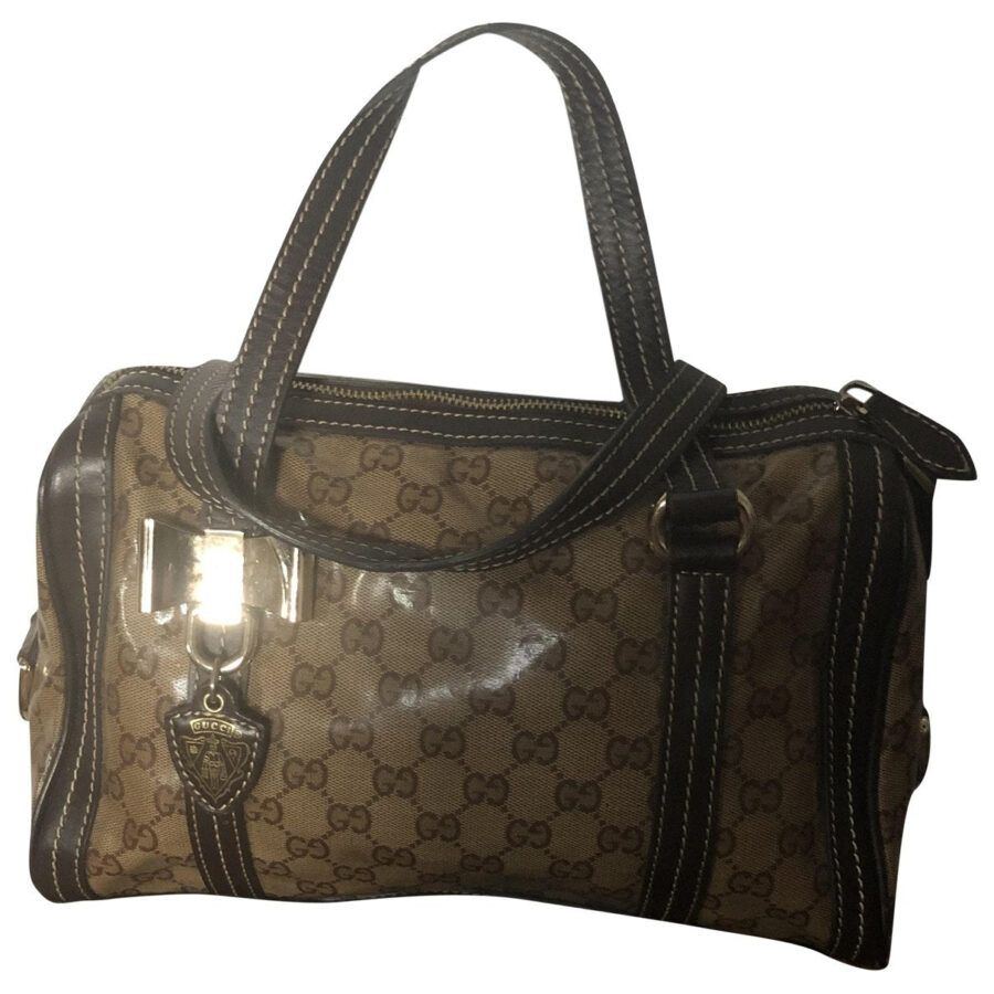 Gucci brown cloth handbag | Studio Nafay