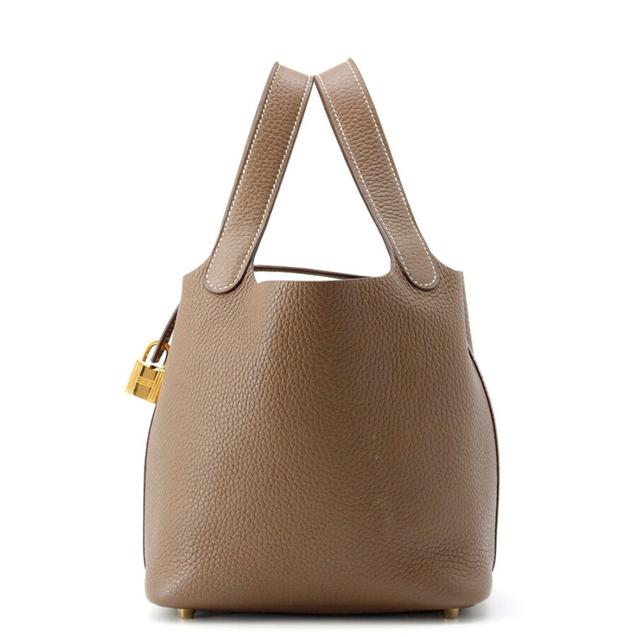 HERMES Picotin Lock Etoupe Taurillon Clemence Size PM | Studio Nafay