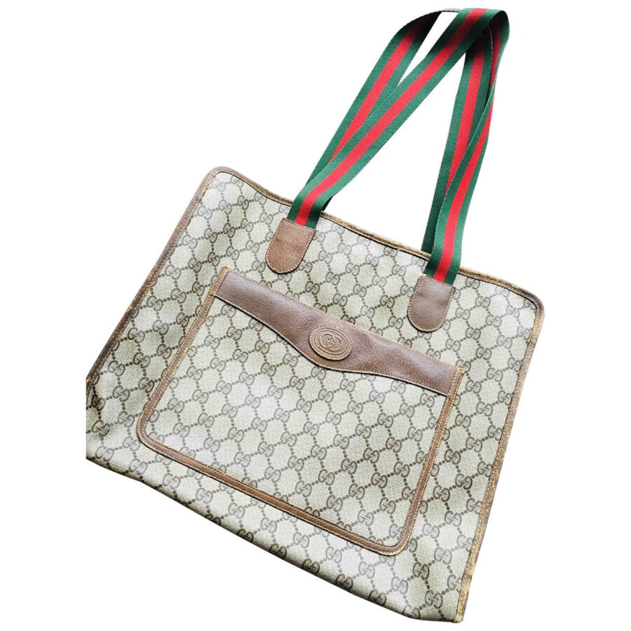 Gucci brown cloth handbag | Studio Nafay