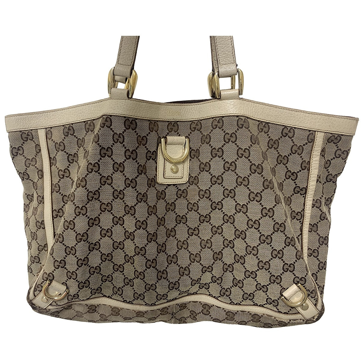 Gucci handbag beige – front view