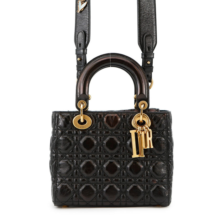 Dior Lady Dior Niki de Saint Phalle collaboration 2-way handbag BlackM0574VYJ Leather Size Small | Studio Nafay