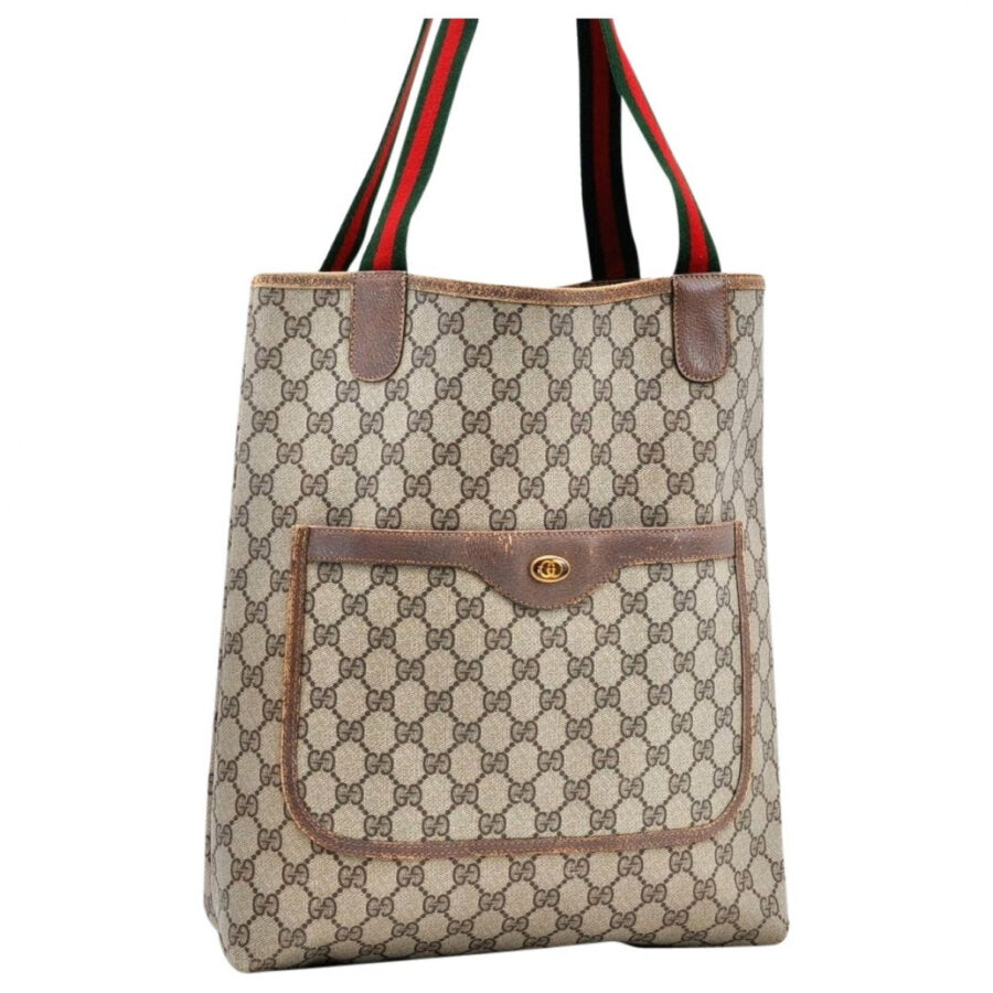 Gucci brown plastic handbag | Studio Nafay