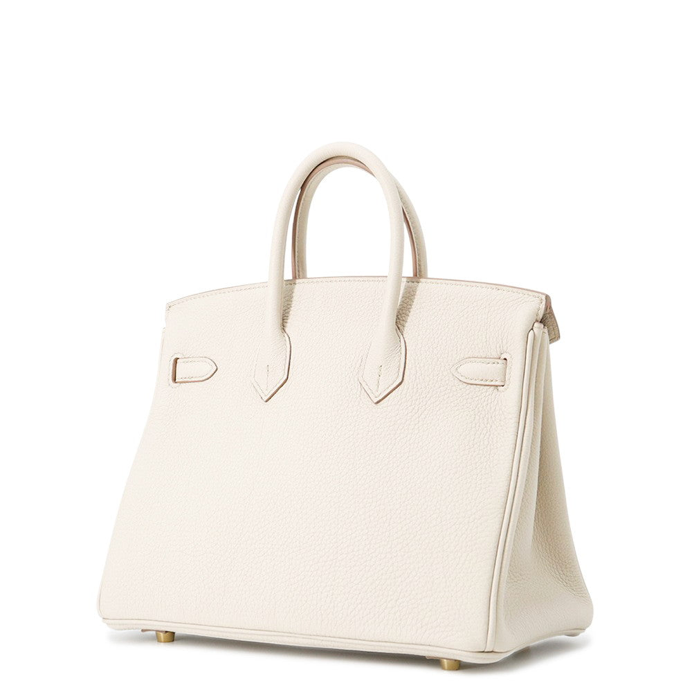 HERMES Birkin Beton Togo Leather Size 25