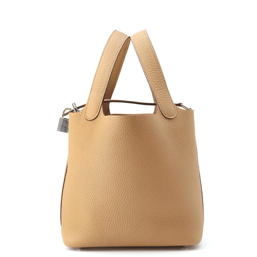 HERMES Picotin Lock Biscuit Taurillon Clemence Size PM | Studio Nafay