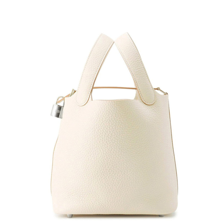 HERMES Picotin Lock Craie Taurillon Clemence Size PM | Studio Nafay