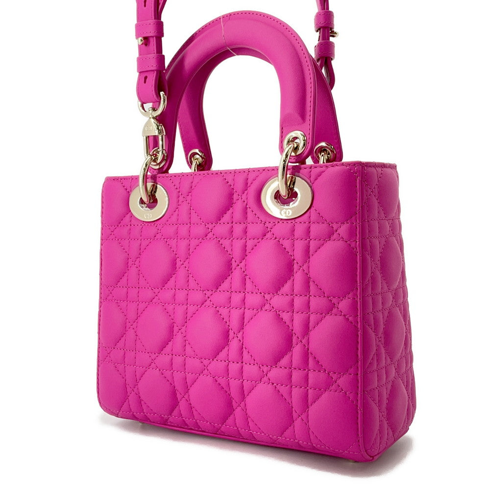 Dior Lady's Dior MY ABCDIOR Cannage 2-way Bag PinkM0538ONGE Lambskin Size Small - Product Image 2