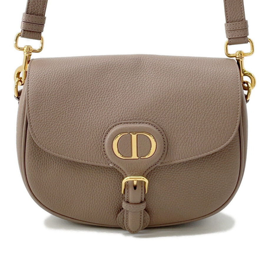 Dior Bobby Shoulder Bag GreigeM9319UBBN_45M Grained CalfLeather Size Medium | Studio Nafay
