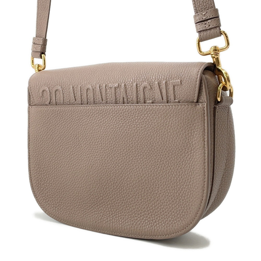 Dior Bobby Shoulder Bag GreigeM9319UBBN_45M Grained CalfLeather Size Medium