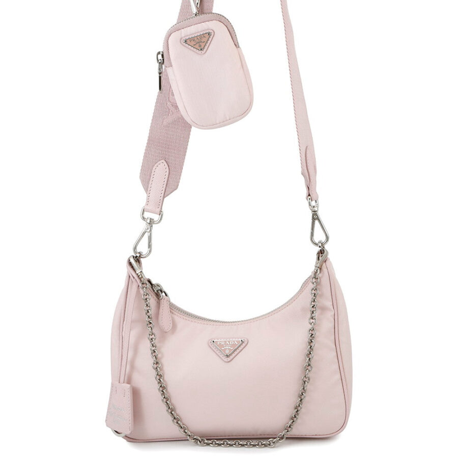 PRADA Re-Nylon Re-Edition Shoulder Bag Pink1BH204 Nylon | Studio Nafay