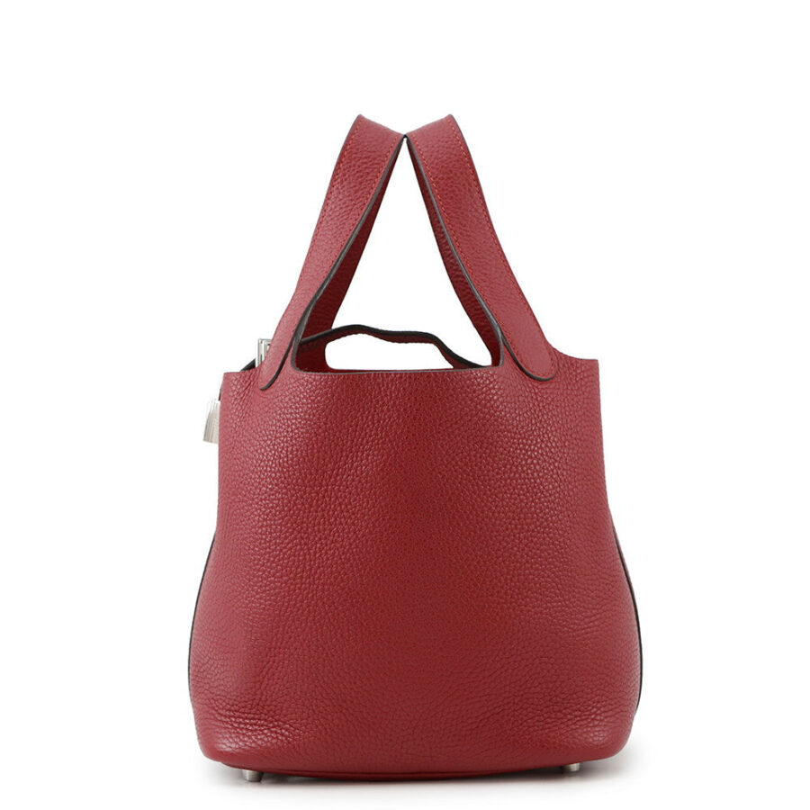 HERMES Picotin Lock Rouge Grenat Taurillon Clemence Size PM | Studio Nafay